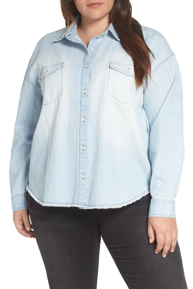 Chambray Shirt, Alternate, color, CLOUD INDIGO