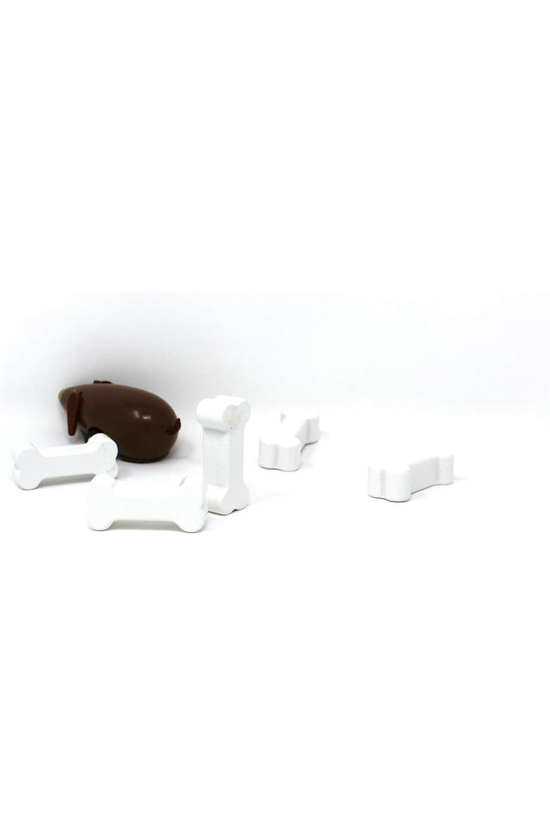 Bowling Toy Dog with Bones, Alternate, color, Multicolored