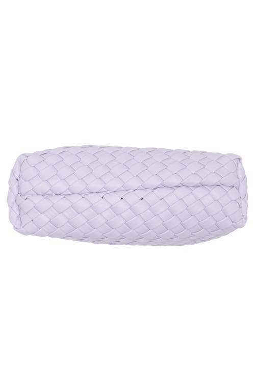 Urban Expressions Handbags Diamond Weave Satchel In Lilac