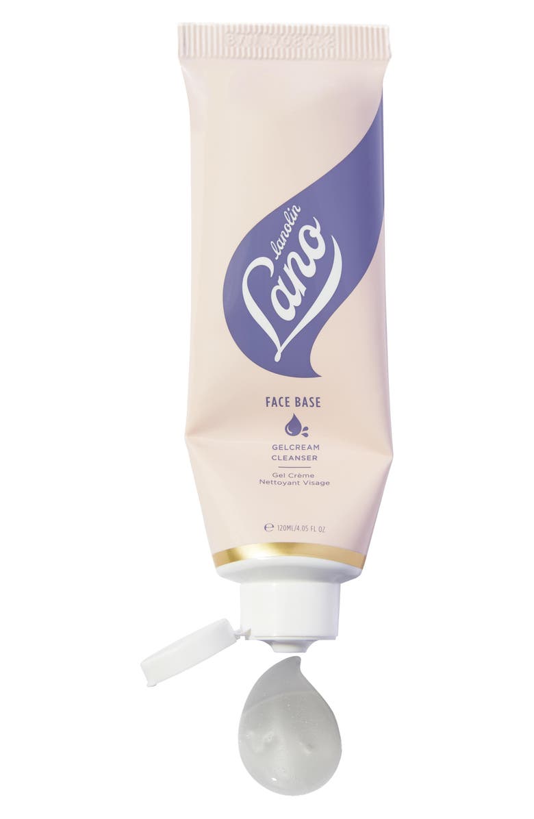 Lanolips Face Base Gel Cream Cleanser, Main, color,