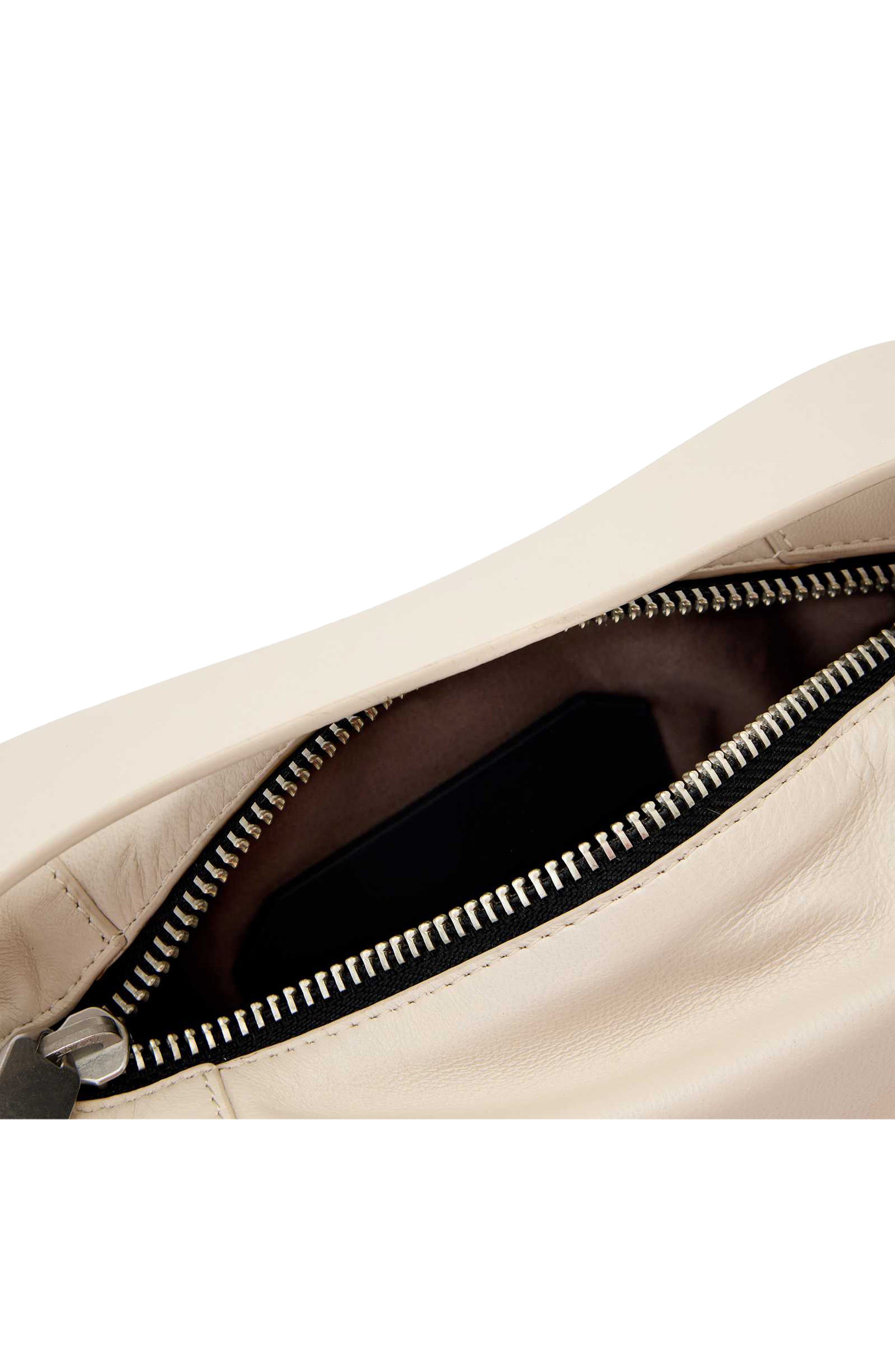 Mini Vega Grab Leather Crossbody Bag, Alternate, color, SAHARA WHITE