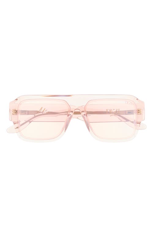 Dezi Miami 56mm Flat Top Sunglasses In Pink