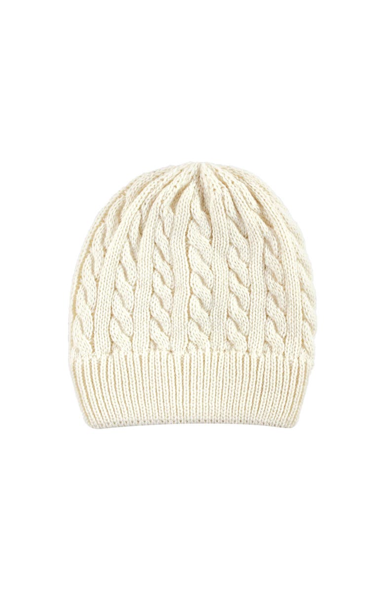 Hudson Baby Cozy Knit Hat 3Pk, Alternate, color, Lilac Cream