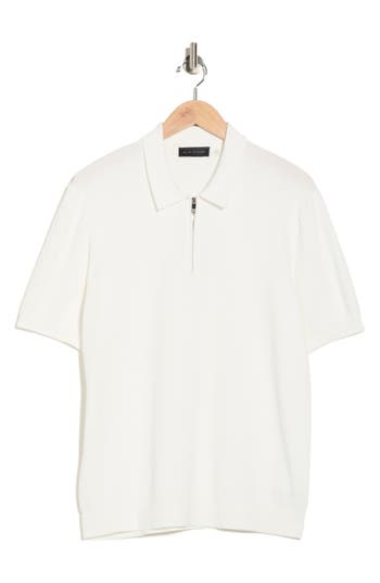 Elie Tahari Quarter Zip Polo
