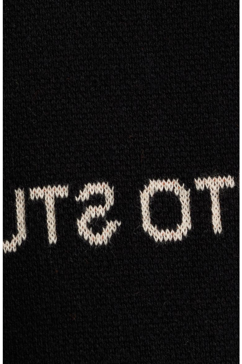 125 Cotton Rugby Sweater, Alternate, color, BLACK