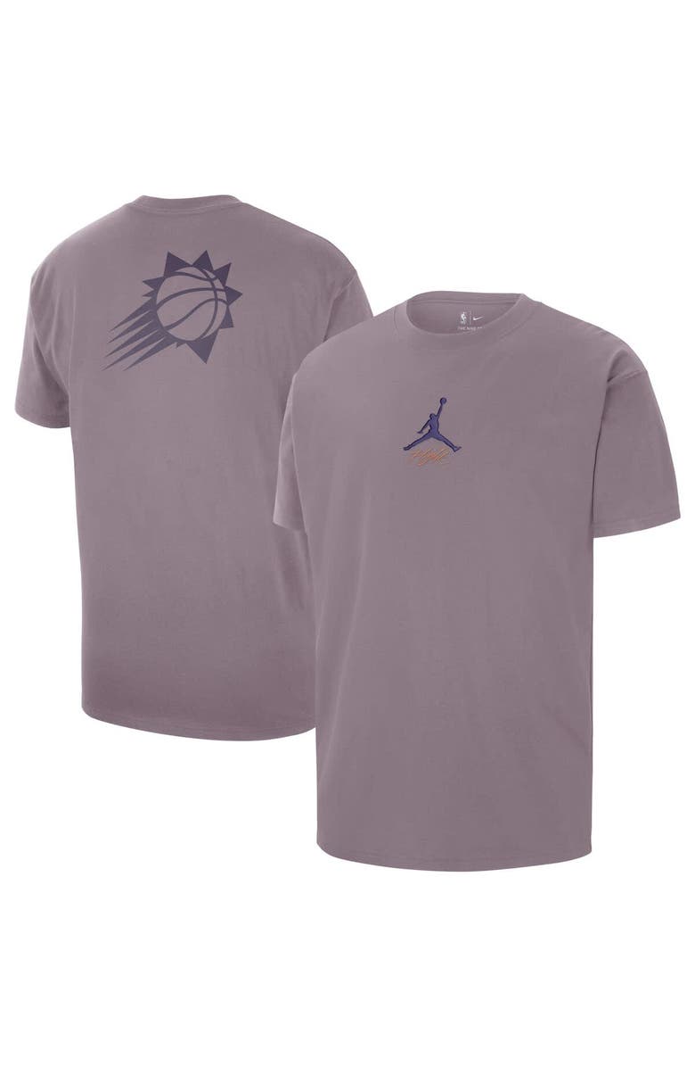 Jordan Brand Men's Jordan Brand Purple Phoenix Suns Statement Edition Jumpman Flight Heavyweight T-Shirt, Main, color, Purple