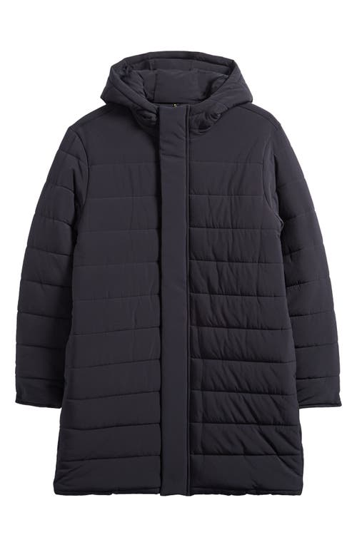 Zella Raid Longline Puffer Jacket in Black 