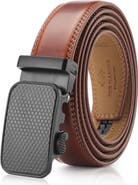 Mio Marino Classic Adjustable Ratchet Leather Dress Belt