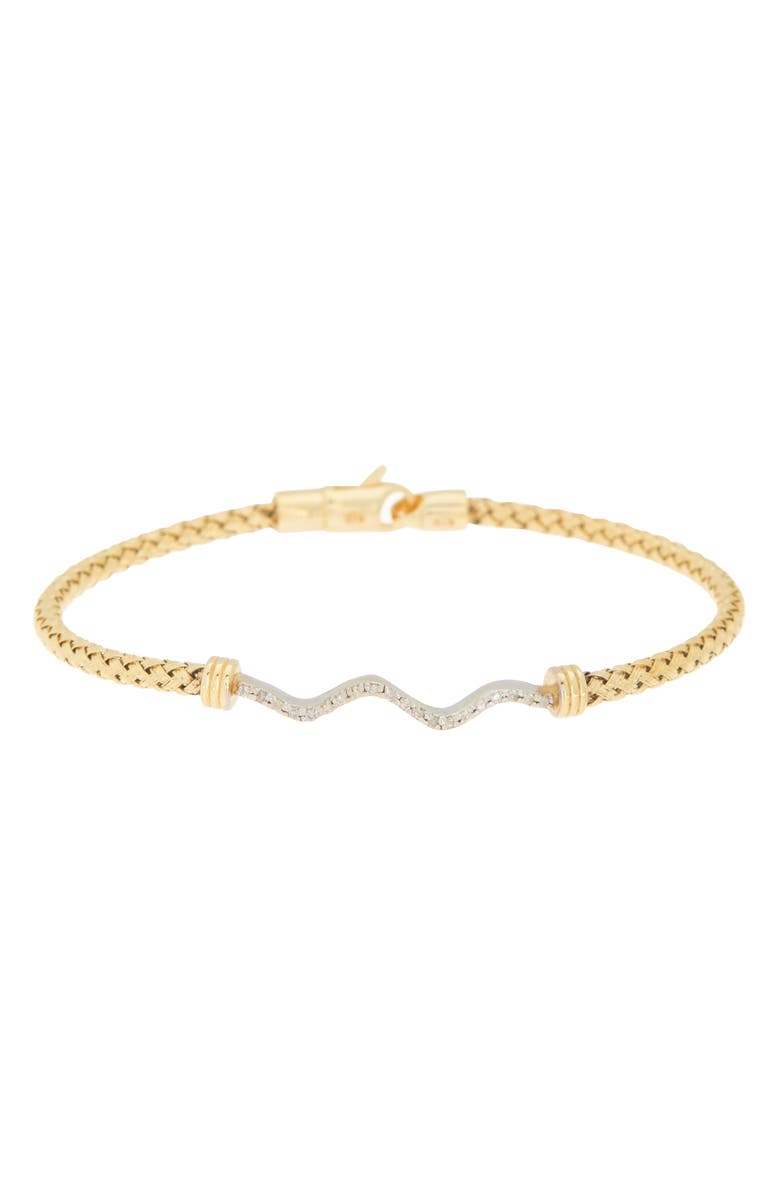 MESHMERISE Diamond Bangle Bracelet - 0.13ct., Main, color, Yellow