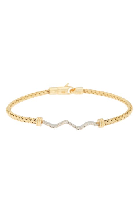 Diamond Bangle Bracelet - 0.13ct.