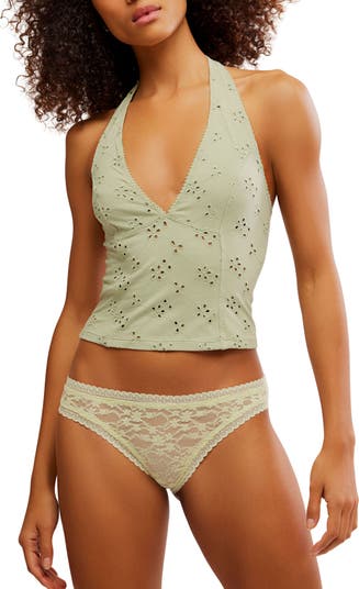 Full Bloom Crop Halter Top