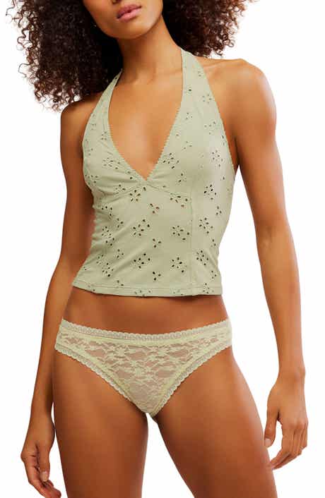 Free People Full Bloom Crop Halter Top