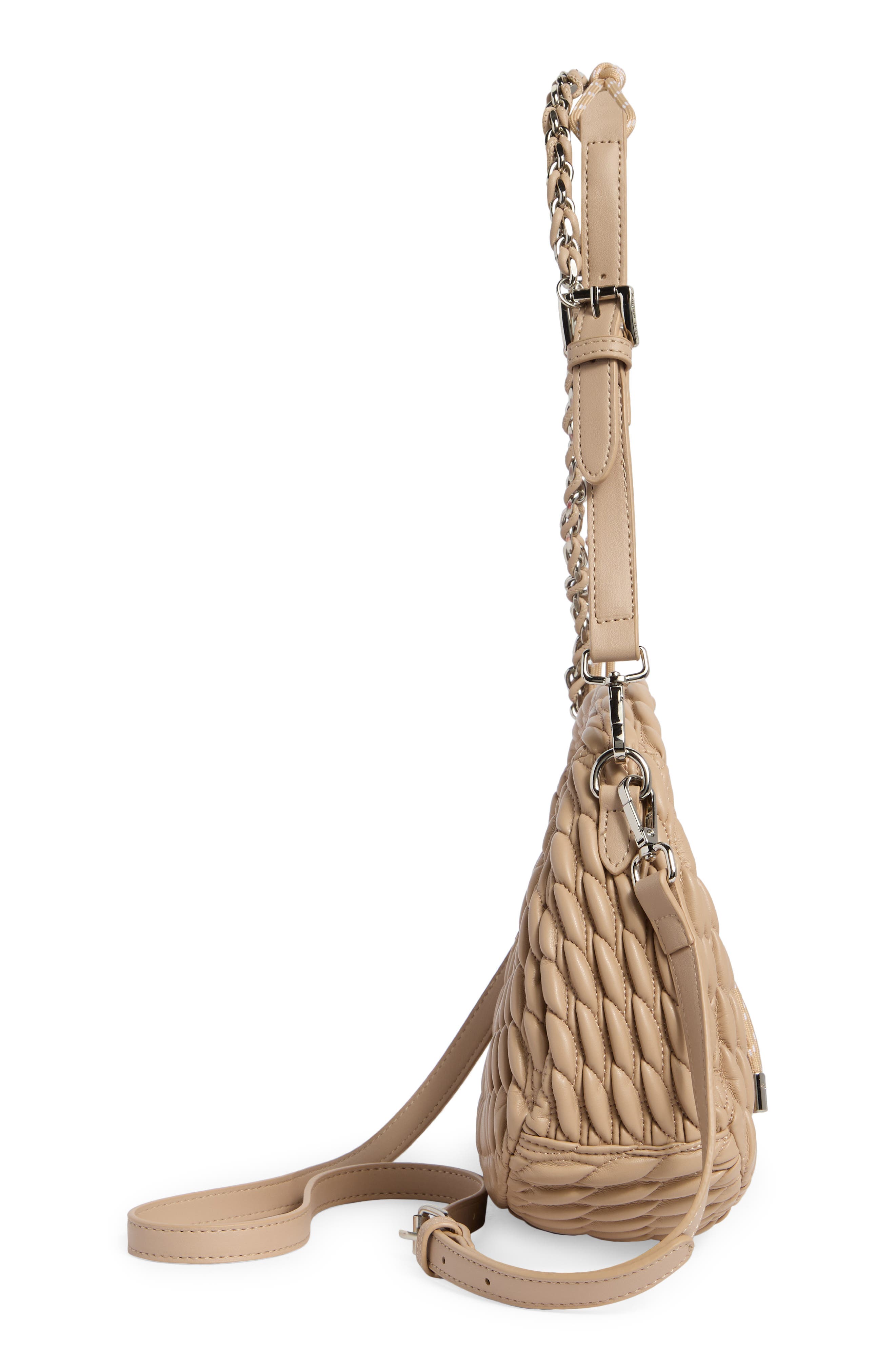 Steve Madden Byvonne Woven Crossbody Bag, Alternate, color, Stone