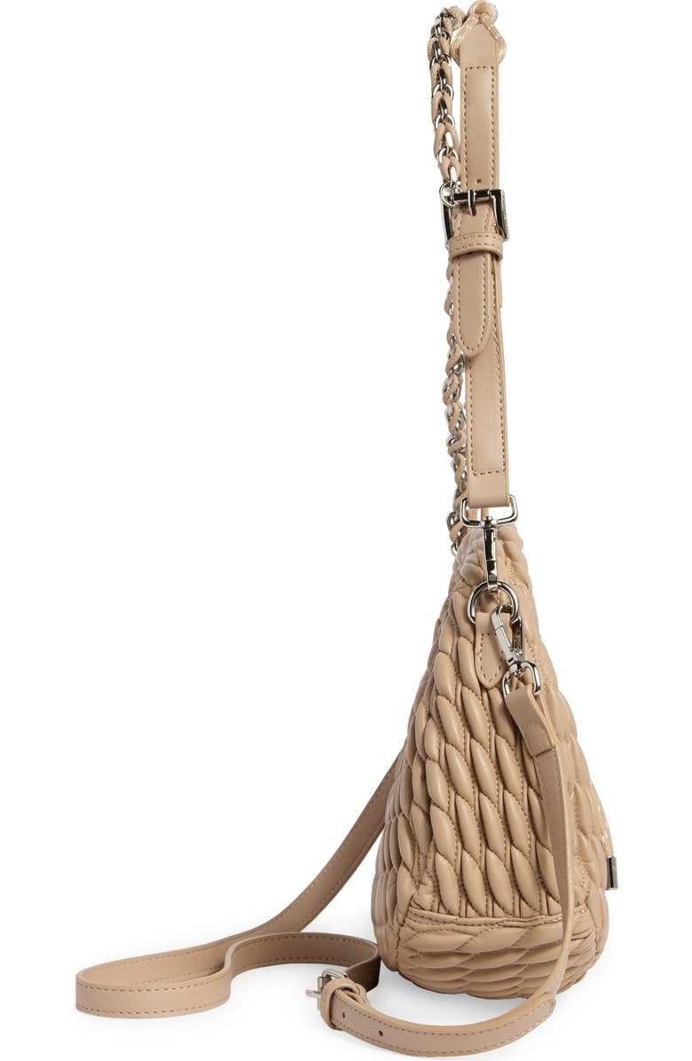 Steve Madden Byvonne Woven Crossbody Bag, Alternate, color, Stone