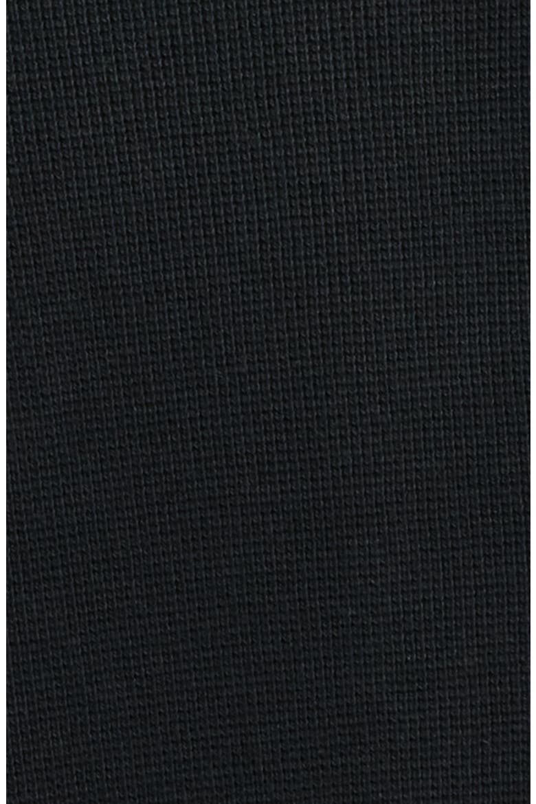 Seaport Knit Cotton Camp Shirt, Alternate, color, BLACK