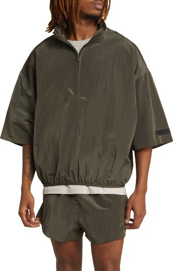 FEAR OF GODフィアオブゴッドHalf Zip Mockneck Shirt Tシャツ Fear of God Essentials Half Zip Mock Neck Nylon Top