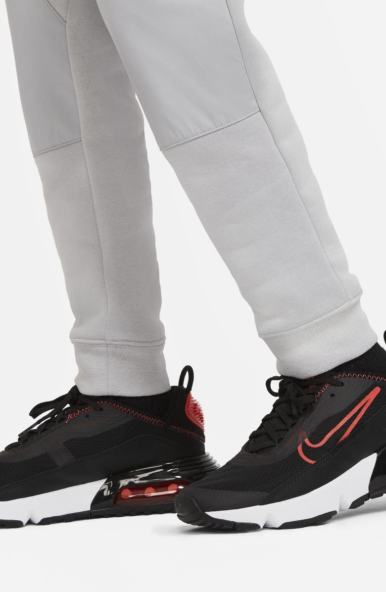 Nike Kids' Sportswear Air Sweatpants, Alternate, color, Smoke Grey/ Bright Crimson