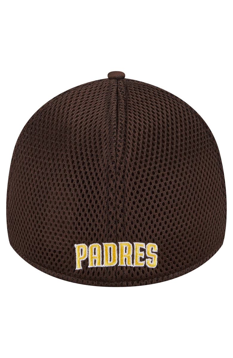 New Era Men's New Era Dark Brown San Diego Padres Subtle Camo 39THIRTY Flex Hat, Alternate, color, Dark Brown