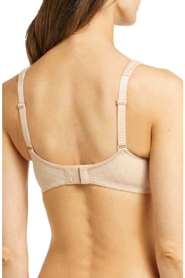 Tiana Wireless Pocketed Bra, Alternate, color, NUDE