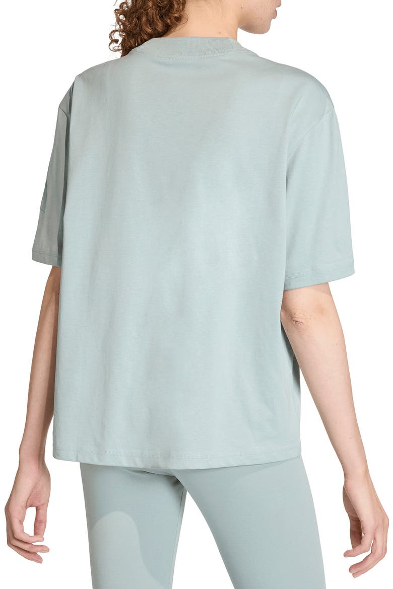 Essentials Contemporary Logo Boyfriend T-Shirt, Alternate, color, WONDER SAGE
