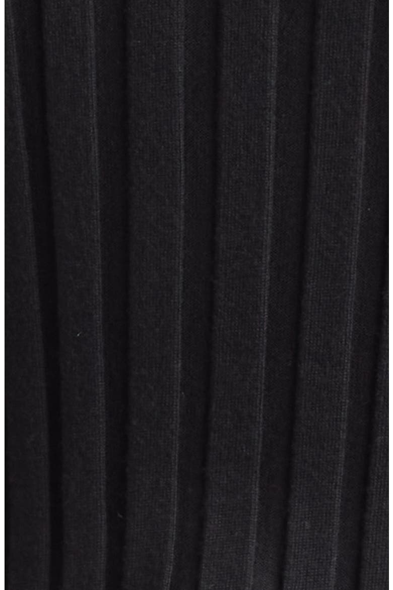 Sugarman Virgin Wool Rib Polo, Alternate, color, NOIR