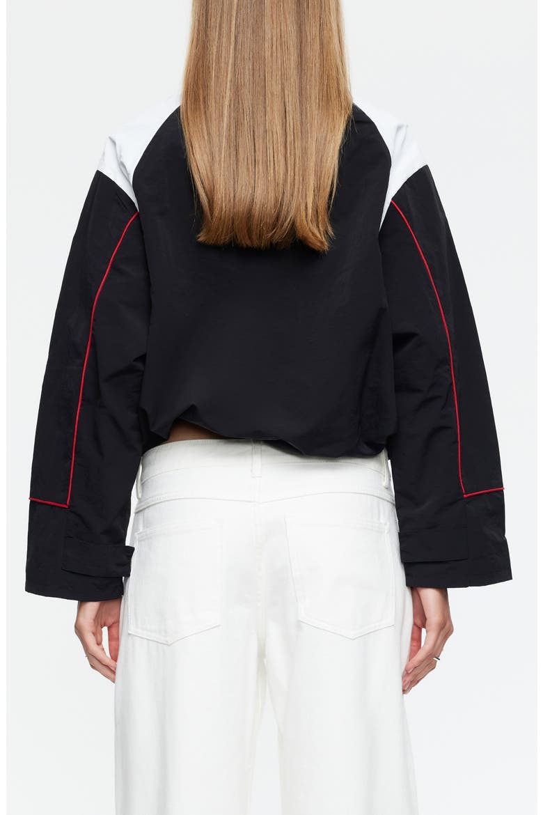 Shoreline Colorblock Windbreaker Jacket, Alternate, color, NOIR