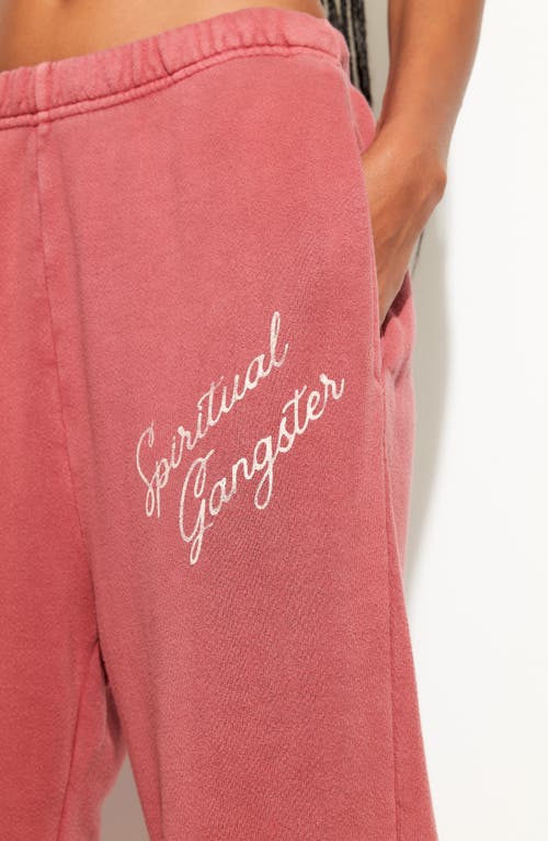 Spiritual Gangster Insignia Bradbury Sweatpants In Canyon