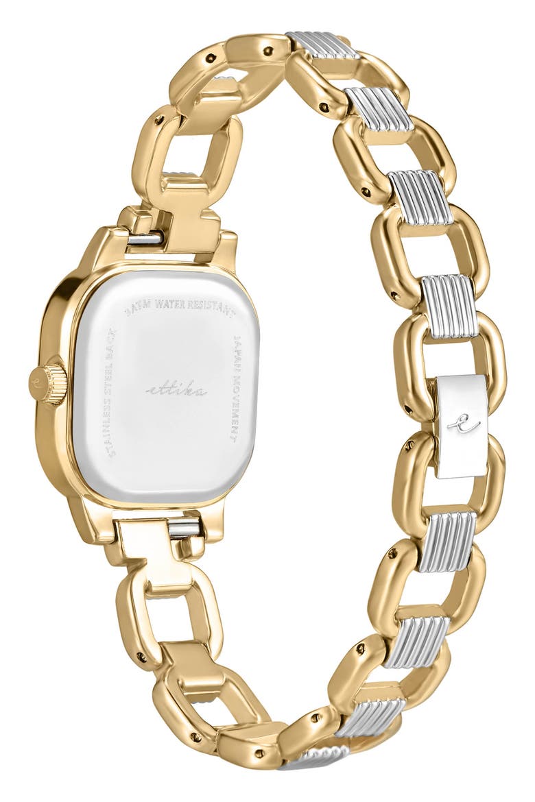 Classic Square Bracelet Watch, Alternate, color, MIXED METAL