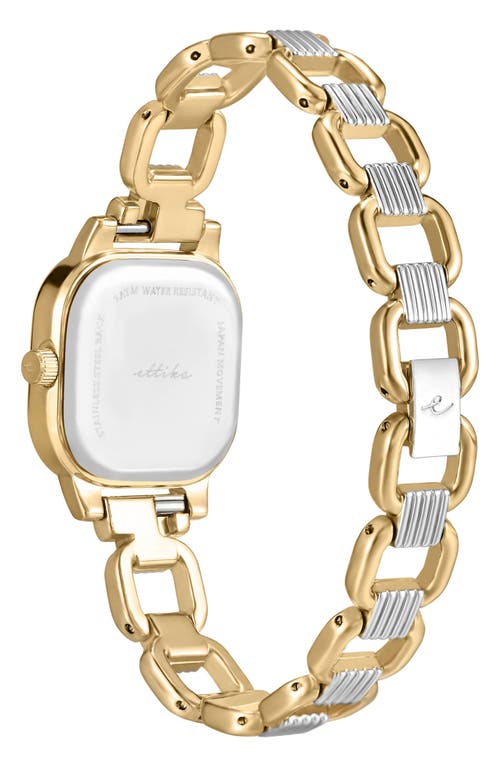 Ettika Square Bracelet Watch In Gold