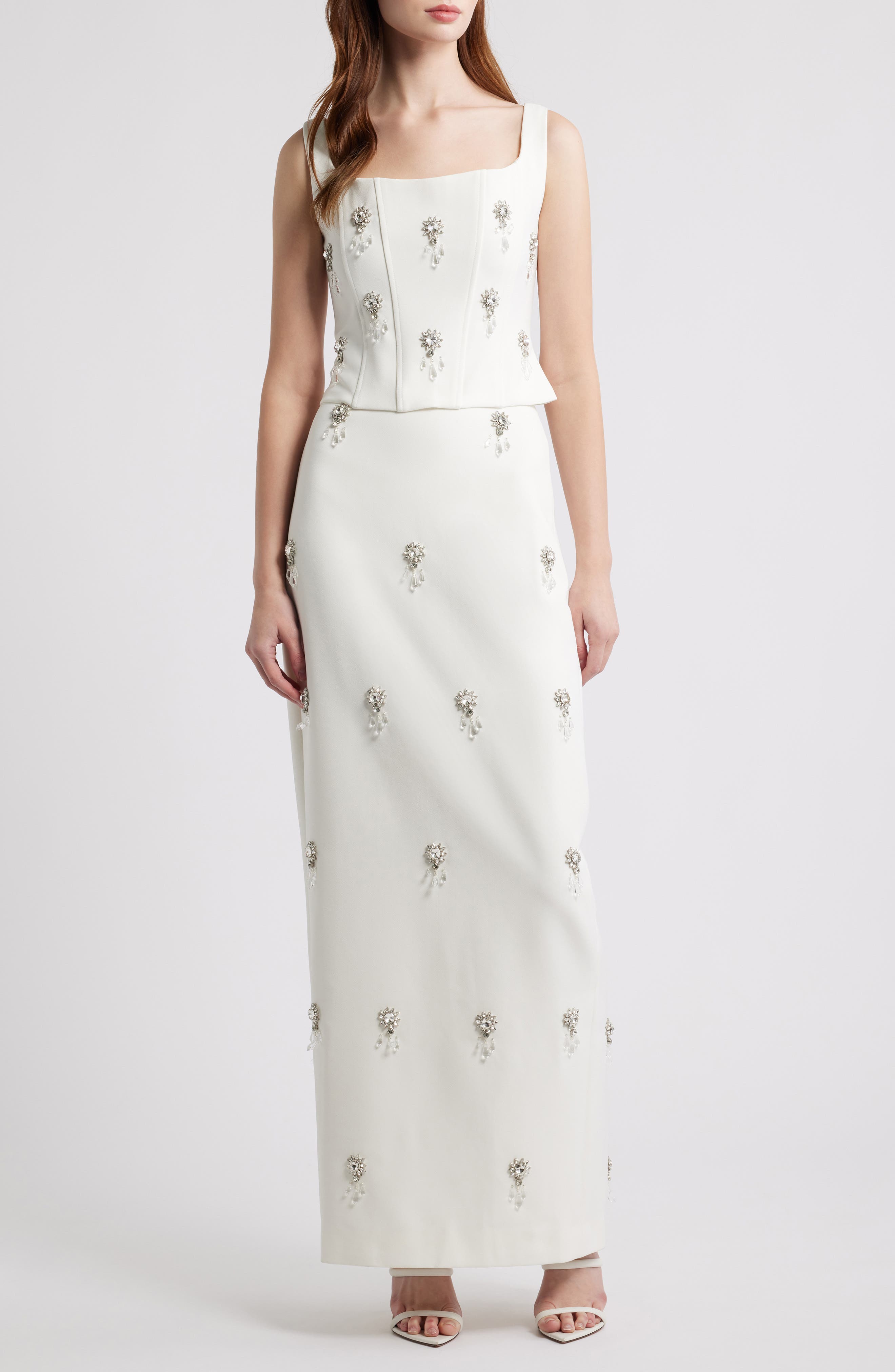 The Ultimate Muse Crystal Maxi Skirt (Women) | Nordstrom