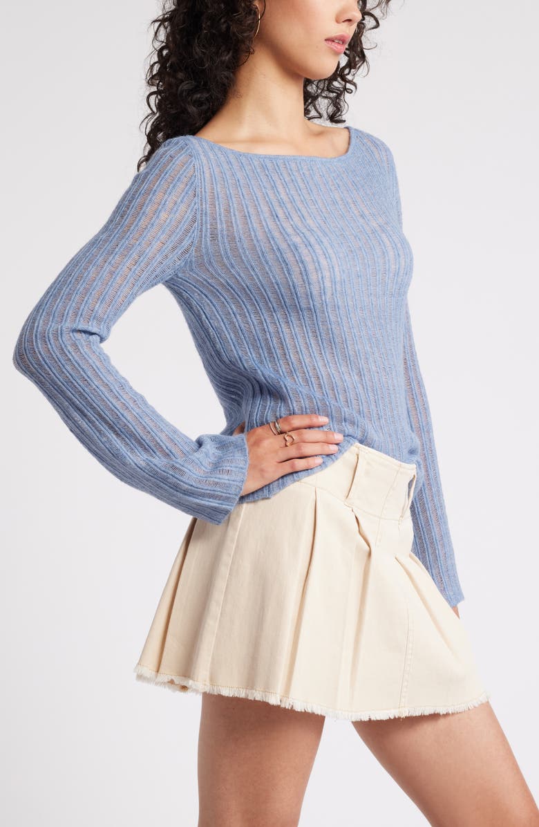 BP. Ladder Stitch Sweater, Alternate, color, 