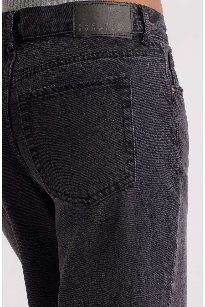 Aria Baggy Wide Leg Jeans, Alternate, color, BLACK WASH