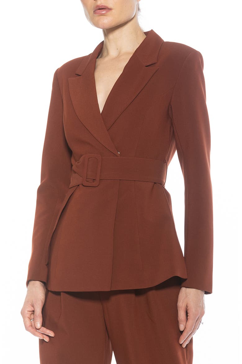 Janna Longline Blazer, Main, color, BROWN