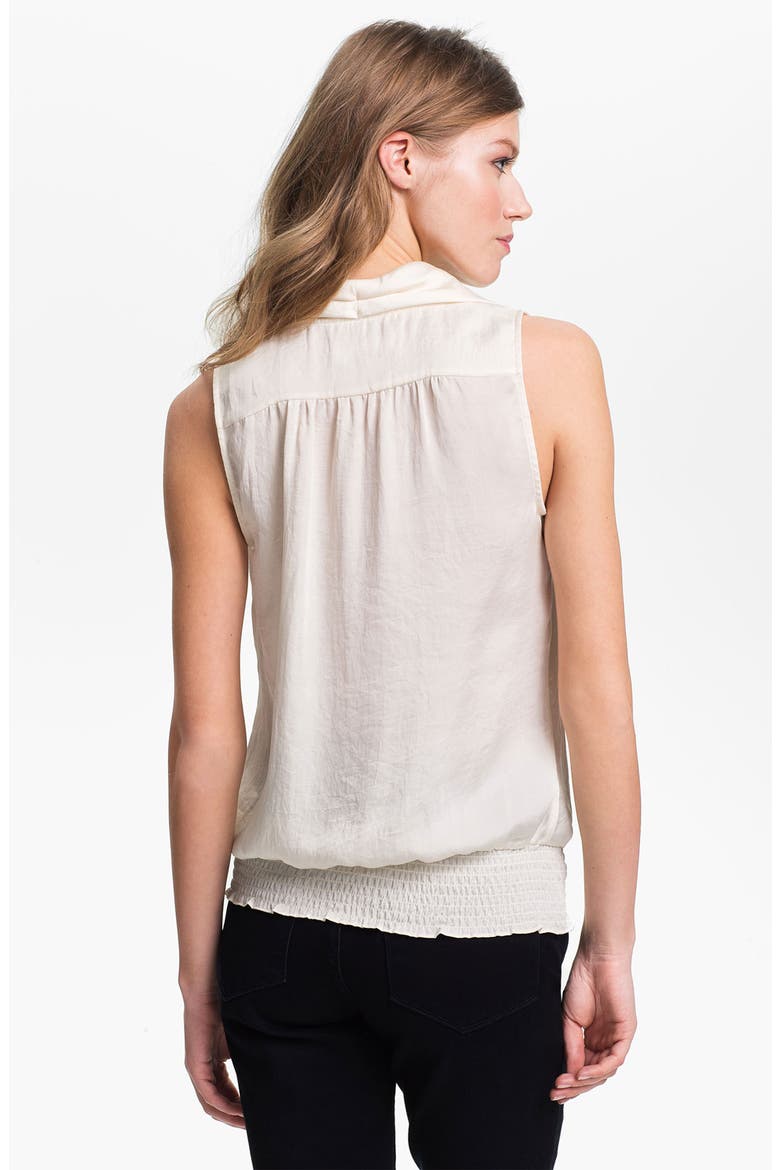 Cowl Neck Sleeveless Blouse, Alternate, color, CREAM