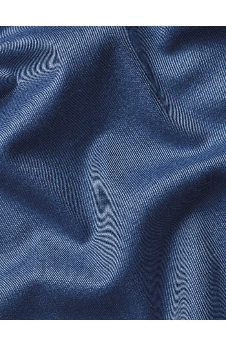 Charles Tyrwhitt Non-Iron Twill Cutaway Collar Shirt, Alternate, color, Denim Blue