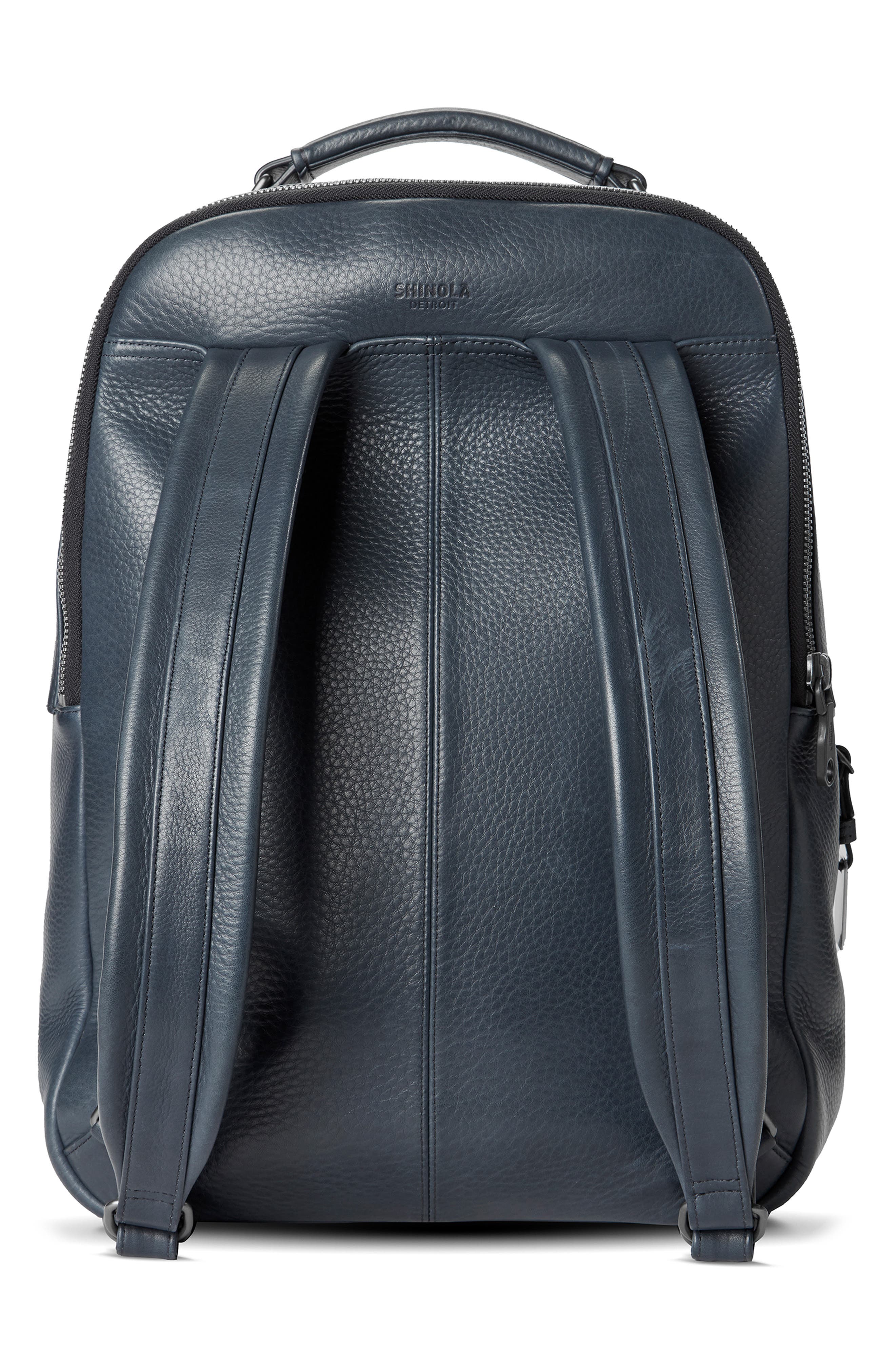 Shinola Runwell Pebbled Leather Backpack, Alternate, color, 