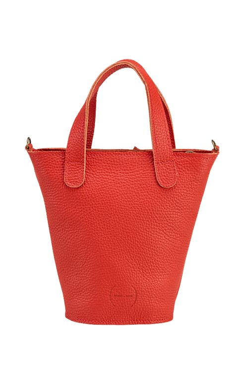 Sara Mini Leather Tote Bag