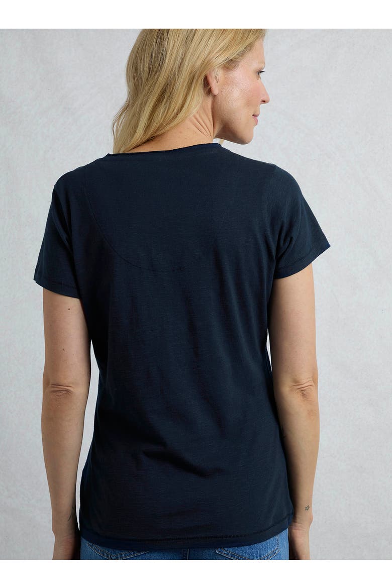 No Rain No Flowers Slub Pocket T-Shirt, Alternate, color, Navy