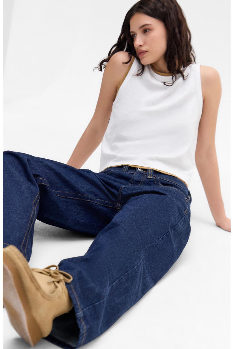 Kayla Aruba Wide Leg Jeans, Alternate, color, RINSE