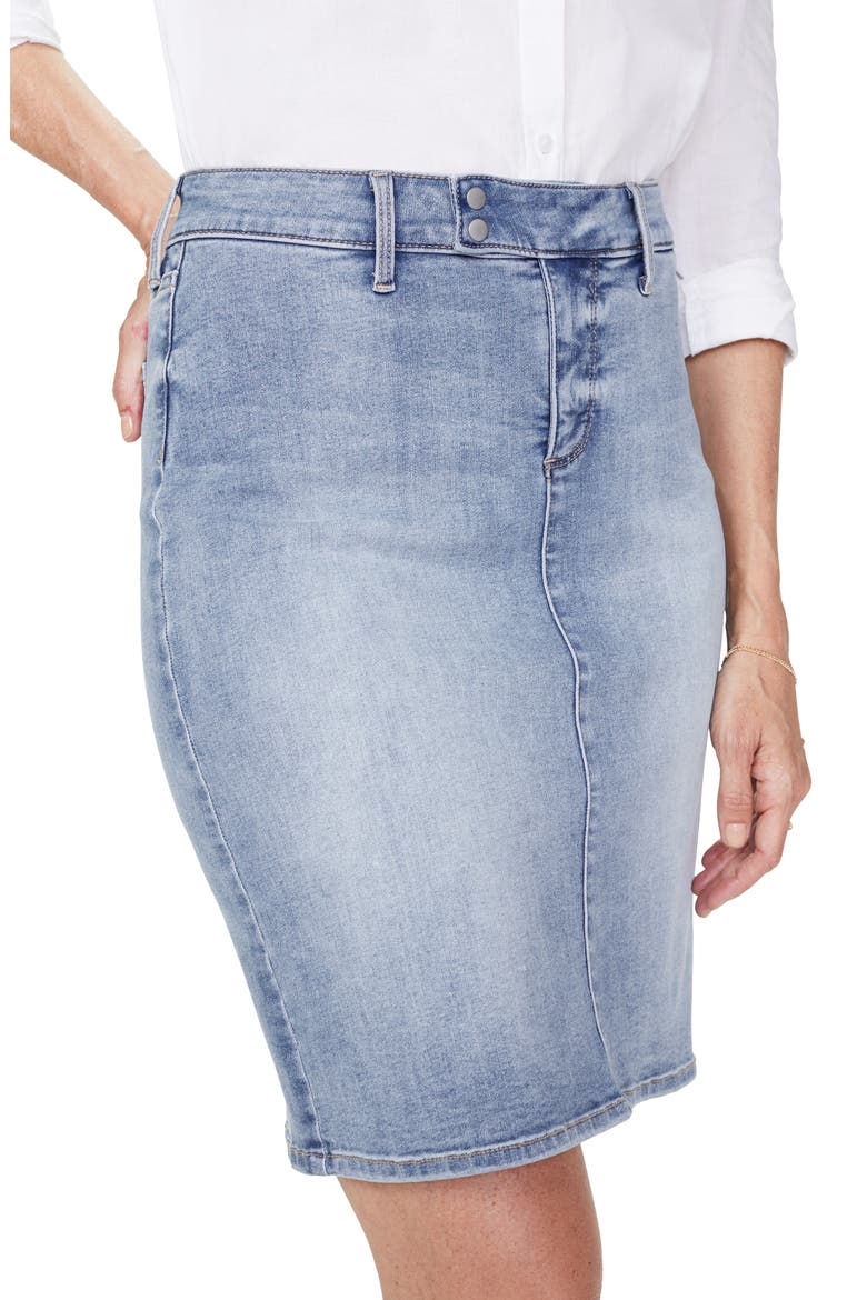 Denim Skirt, Alternate, color, BISCAYNE