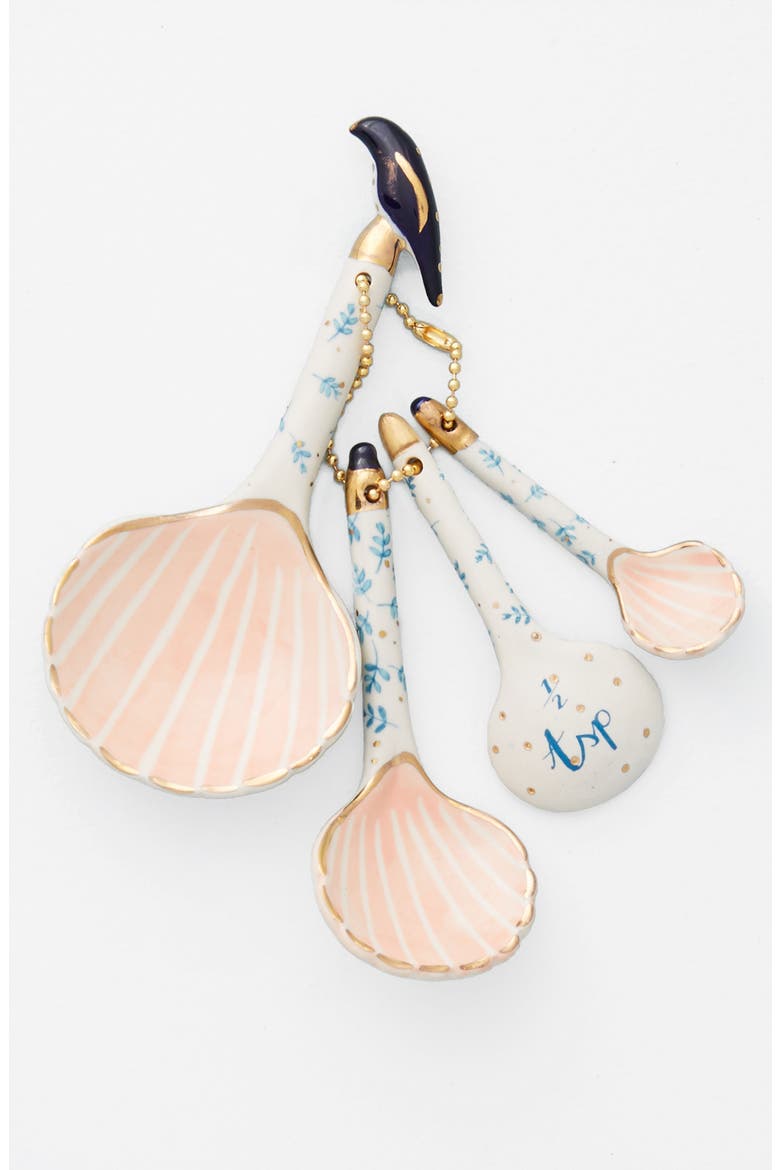 Anthropologie Seashell Measuring Spoon Set, Alternate, color, MULTI