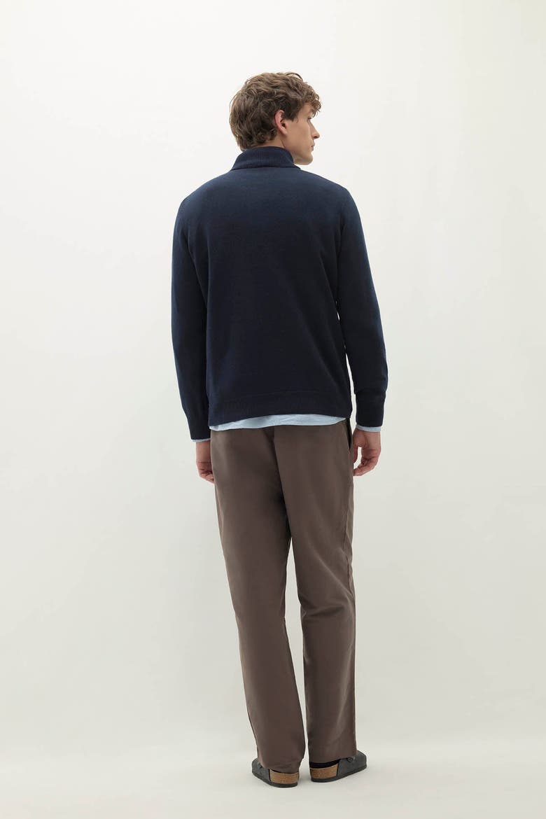 Nicholo Cashmere Turtleneck, Alternate, color, Ink Navy