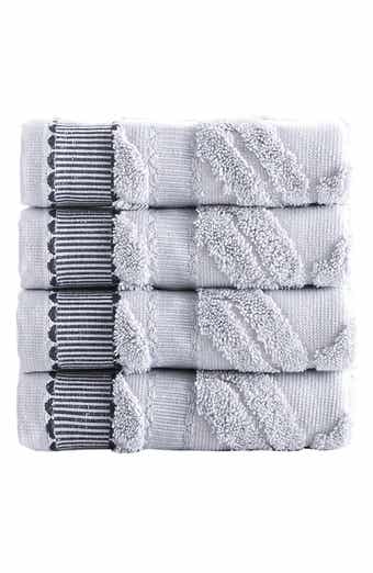 Large Square 4-Pack Turkish Cotton Washcloths