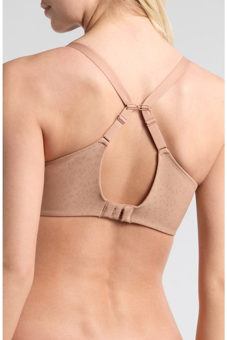 Comfort Chic Back Smoothing T-Shirt Bra, Alternate, color, COFFEE LATTE-02T