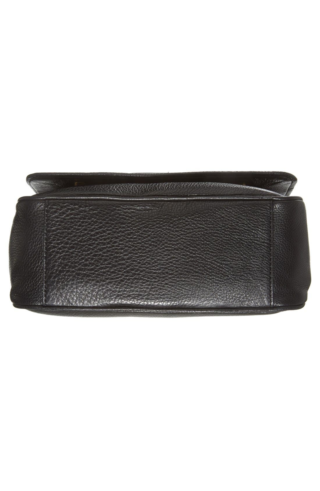MARC BY MARC JACOBS 'Small Too Hot To Handle' Leather Tote, Alternate, color, BLACK