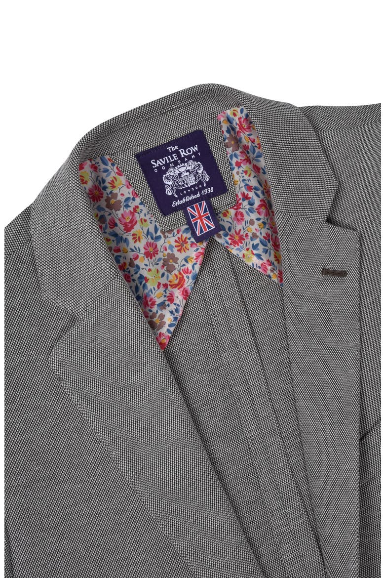 Grey Knit Blazer, Alternate, color, GREY