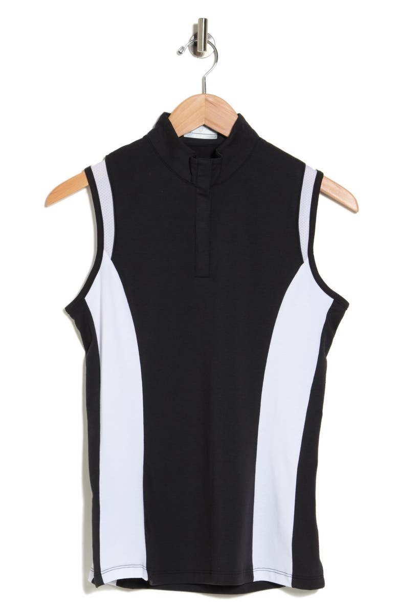 Callaway Colorblock Sleeveless Polo, Alternate, color, 