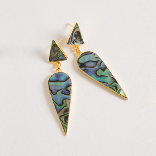 Freya Rose Warrioress Wonder Paua Earrings In Multi