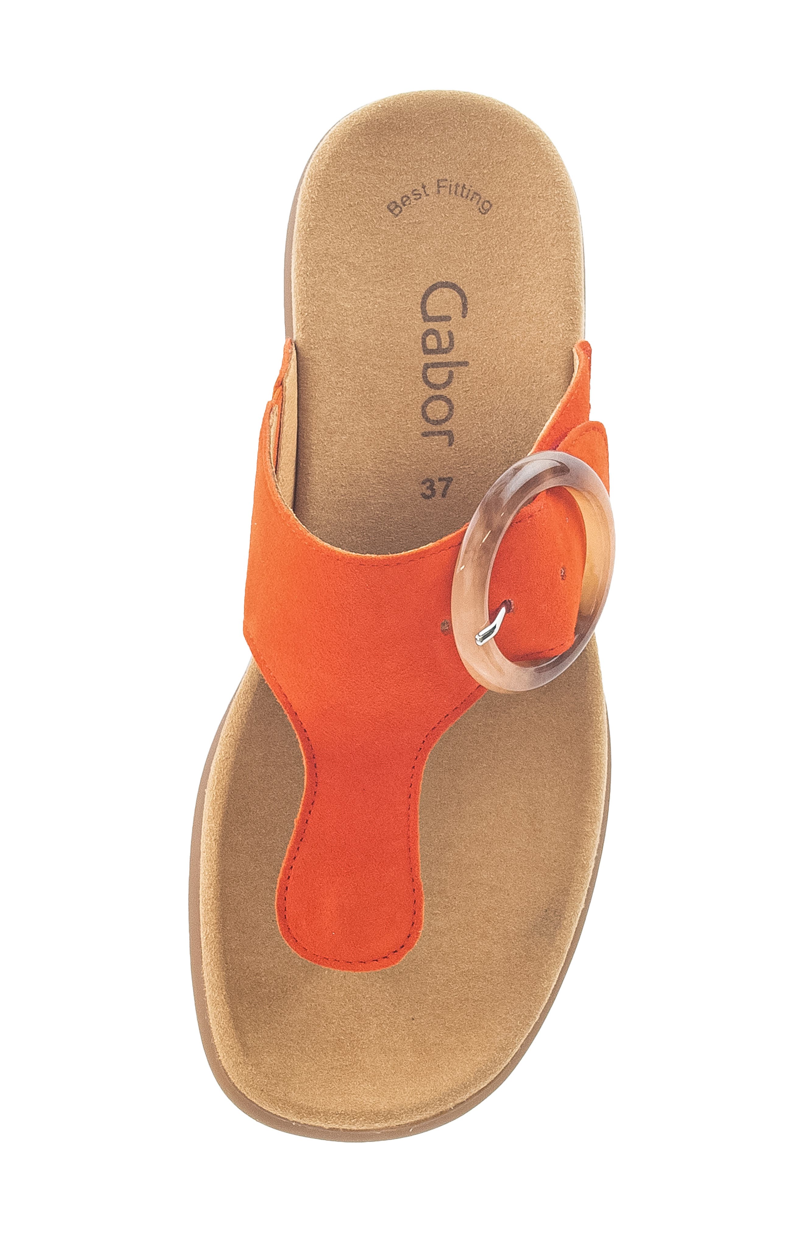 Gabor Flip Flop, Alternate, color, Pumpkin