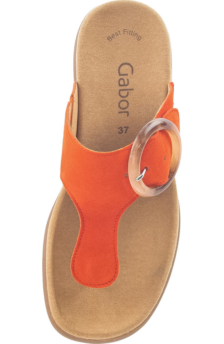 Gabor Flip Flop, Alternate, color, Pumpkin